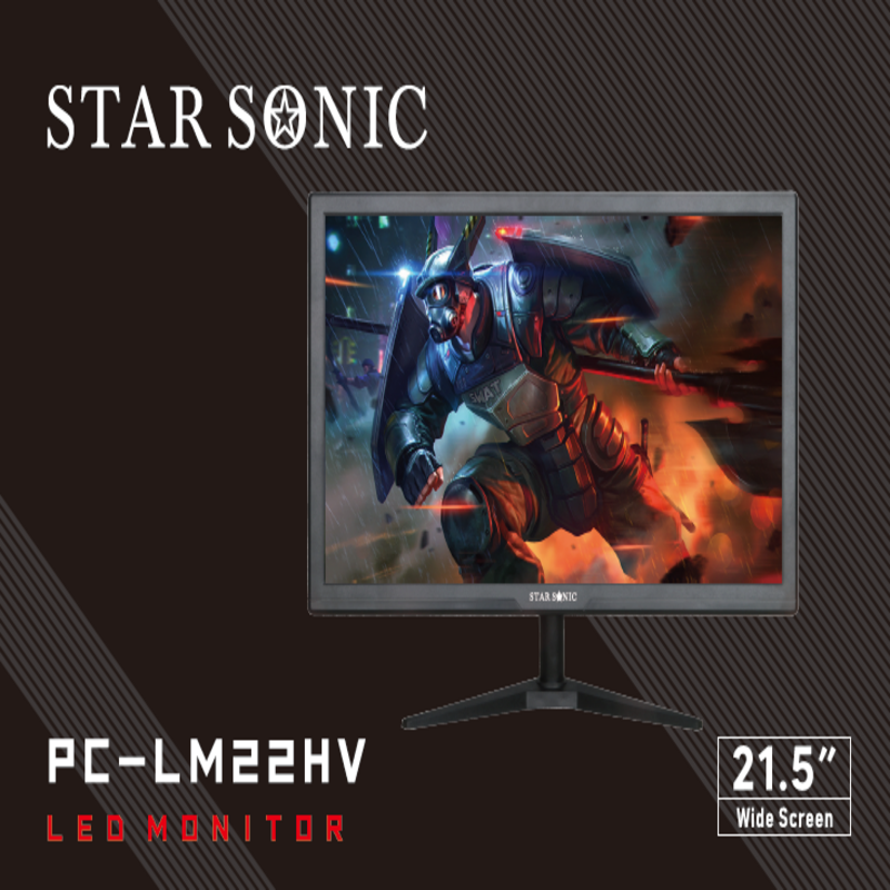 STARSONIC PC-LM22HV 22" LED Monitor